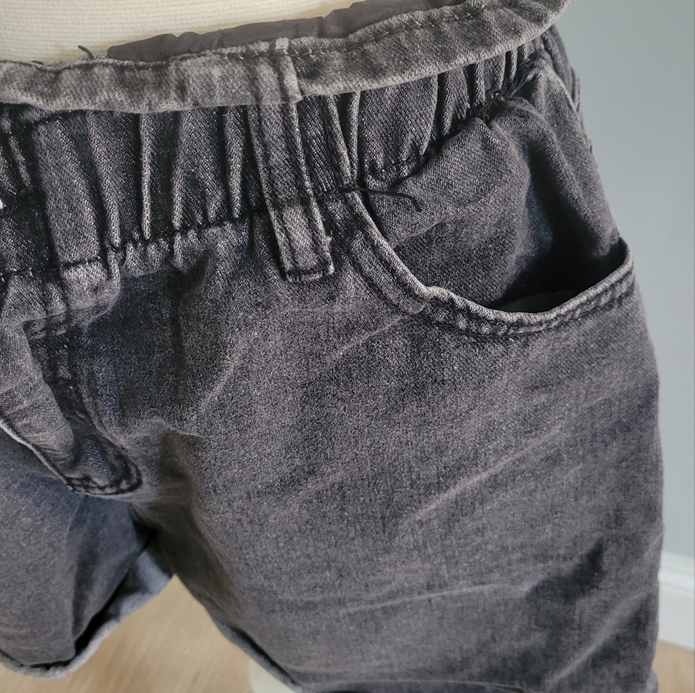 Fashion Nova Give Me A Call - Paperbag Waist Denim Shorts - Picture 8 of 8